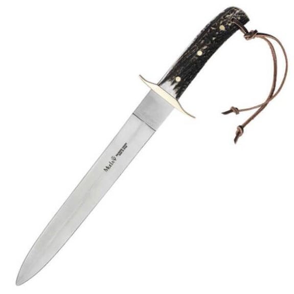 Muela Bowie double-edged hunting knife