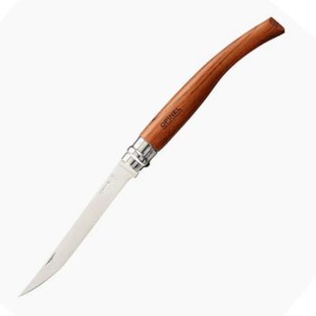 Opinel-Messer mit spitz zulaufendem Padouk-Griff 14 cm