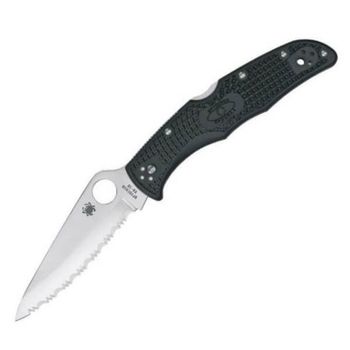Couteau de poche Spyderco Endura 4 Noir denté