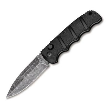 Automatikmesser Boker Plus AKS-74 spear point Damaskus