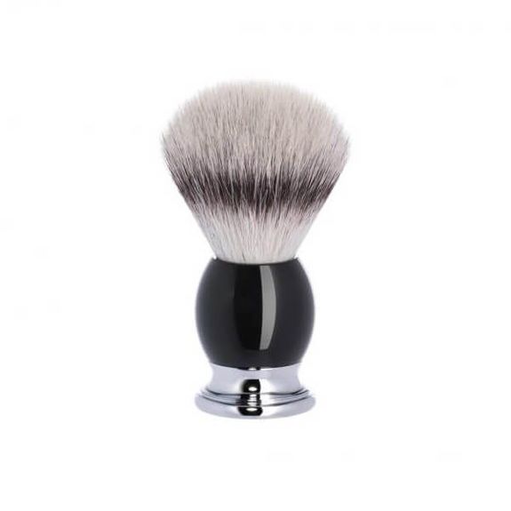Muhle Shaving Brush Sophist Synthetic Silver Black