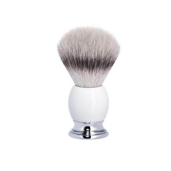 Muhle shaving brush Sophist synthetic silver porcelain
