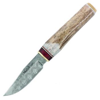 Muela Bowie Damascus hunting knife