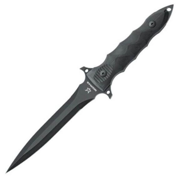 Fox Modras fixed dagger knife black
