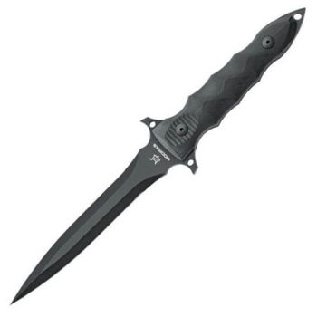 Fox Modras fixed dagger knife black