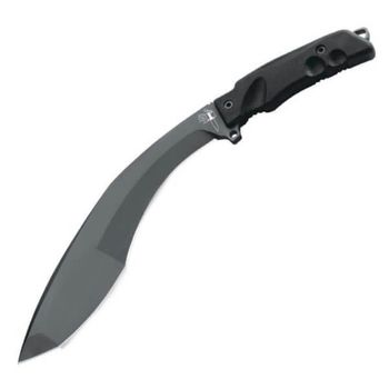Feststehendes Messer Fox Kukri Extreme tactical schwarz