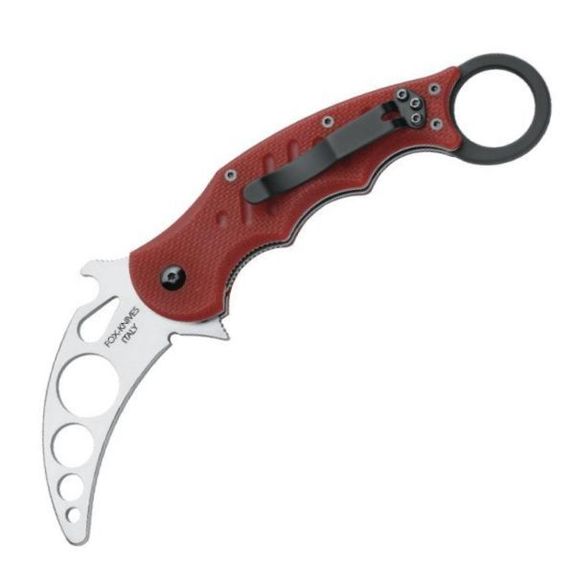 Klappmesser Fox Training Karambit bordeaux