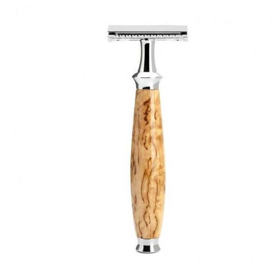 Muhle Safety Razor Purist range birch curved