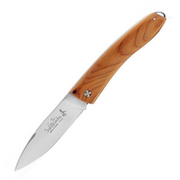 Salamandra Bijou outdoor folding knife in Yew