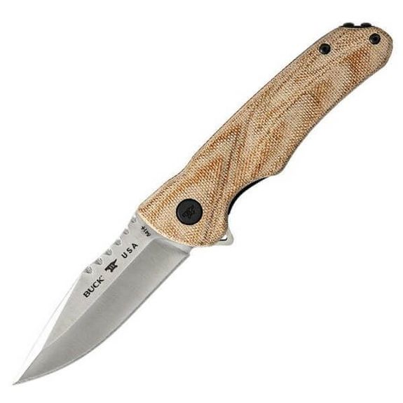 BU841TNS-Couteau pliant Buck Sprint Pro micarta naturel