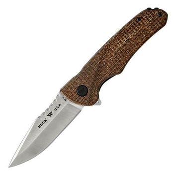BU841BRS1-Couteau pliant Buck Sprint Pro micarta marron