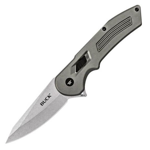 Buck Hexam Assist folding knife grey