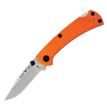 Buck 112 Slim Pro TRX folding knife orange