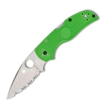 Spyderco Native 5 Salt Green Pocket Knife