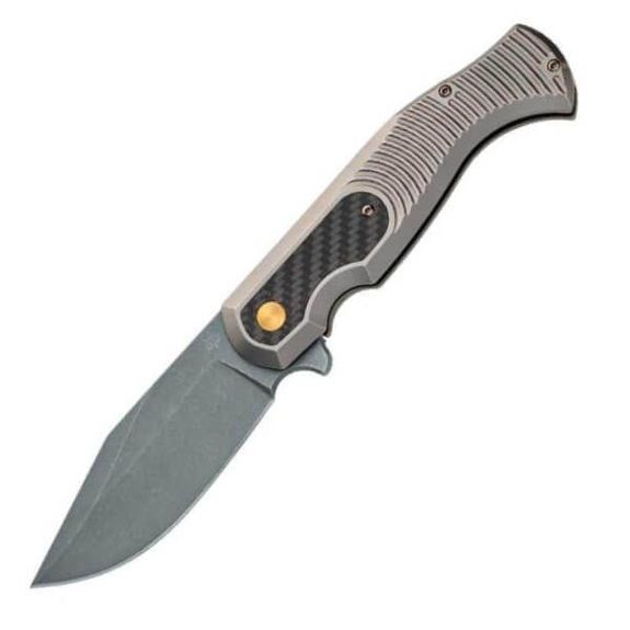 Fox Eastwood Tiger Folding Knife Titanium/Carbon