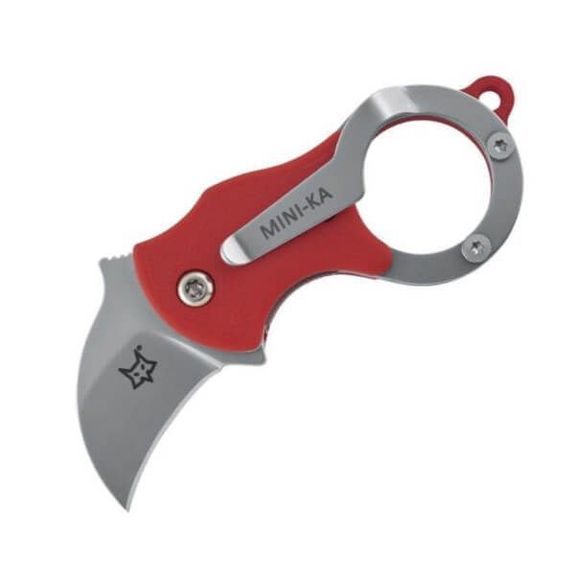 Fox Mini-Ka folding knife red