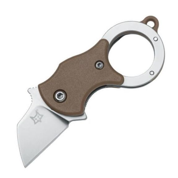 Fox Mini-Ta folding knife brown