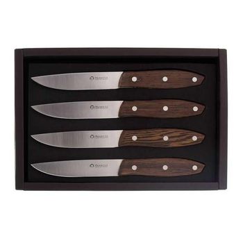 Coffret 4 couteaux à steak Maserin Bocote