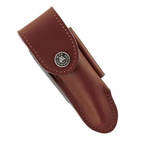 Etui tradition Max Capdebarthes cuir Pérou Laguiole 11/12cm