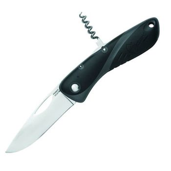 Wichard Aquaterra folding knife black with corkscrew
