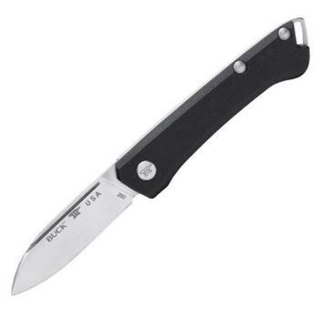 Couteau pliant Buck Saunter noir Drop Point