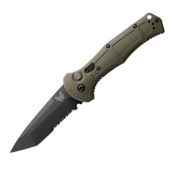 Automatic mixed knife Benchmade Claymore Tanto blade
