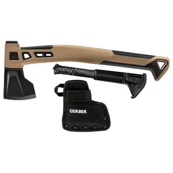 Bushcraft Hatchet Gerber mit Paracord und Feuerzeug