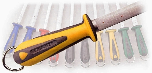 fusil d'aiguisage bi-matière rond  Fischer