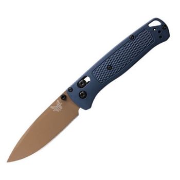 Benchmade Bugout Crater Blue folding knife