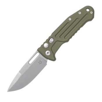 Fox New Smarty automatic knife green Spear Point blade