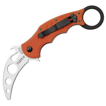 Klappmesser Training Fox Karambit 12cm orange