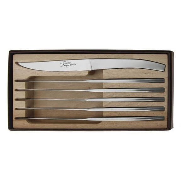 Set of 6 Le Thiers® Roger Orfèvre microbead knives