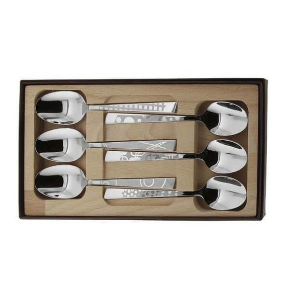 Cuillères à Café En Forme De Guitare - Acier Inoxydable 304 - Lot De 6 - Cadeau Original Pour Musicien