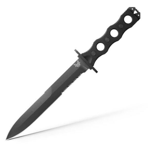 Benchmade SCOP black mixed tactical fixed knife