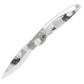 K2® folding knife by Roger Orfèvre elegance monstera design