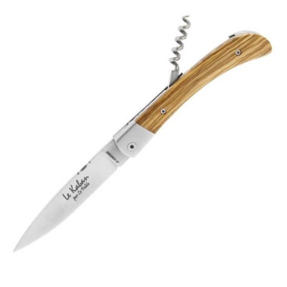 KAOLTB Le Kaban de Le Fidèle 2-piece regional folding knife in Olive wood