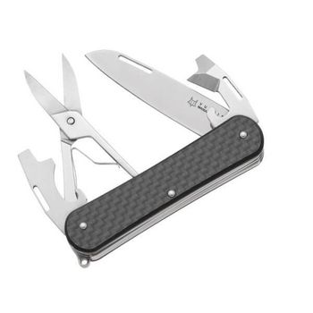 Fox Vulpis FX.VP130.F4CF Carbon Multifunction Folding Knife 4 pieces