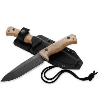 Lionsteel "T6" natural micarta T6B.3V.CVN fixed knife
