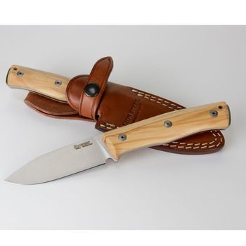 Lionsteel "B35" olive wood fixed knife B35.UL
