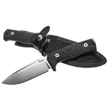 T5.MI Lionsteel "T5" micarta fixed knife black/grey