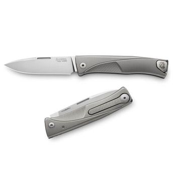 TL.GY Klappmesser Lionsteel Thrill Titanium grau