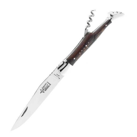 4432 Laguiole folding knife G. David Wengé with corkscrew