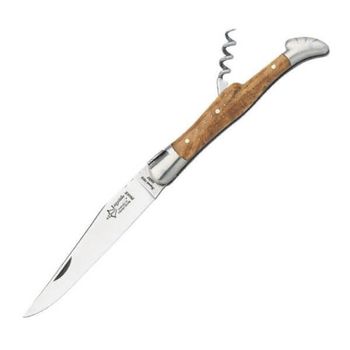 6212 Laguiole folding knife G. David juniper with corkscrew