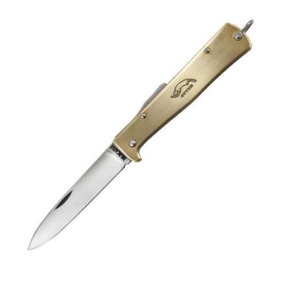 10726.R Folding knife OTTER "Mercator" series stainless steel brass