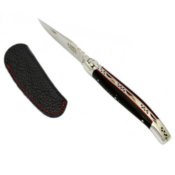 6692 Laguiole folding knife G. David Forged ebony/red