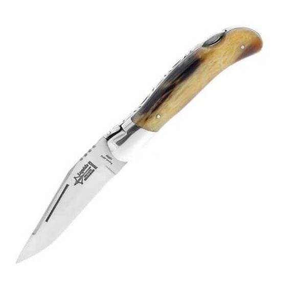 702.I G. David "Grande Nature" Laguiole hunting folding knife blond horn
