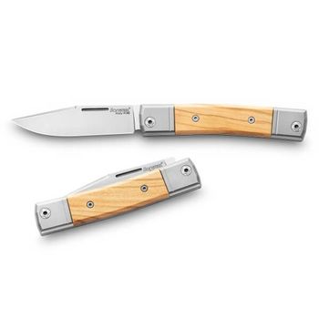 BM1.UL Lionsteel Klappmesser "Bestman" Olivenholz