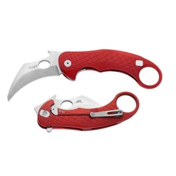 LE1A.ES Lionsteel Karambit Klappmesser aus der "L.E.ONE"-Reihe Aluminium