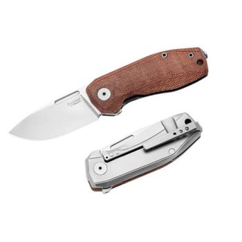 NA01.CVN Lionsteel Klappmesser "Nano" Micarta