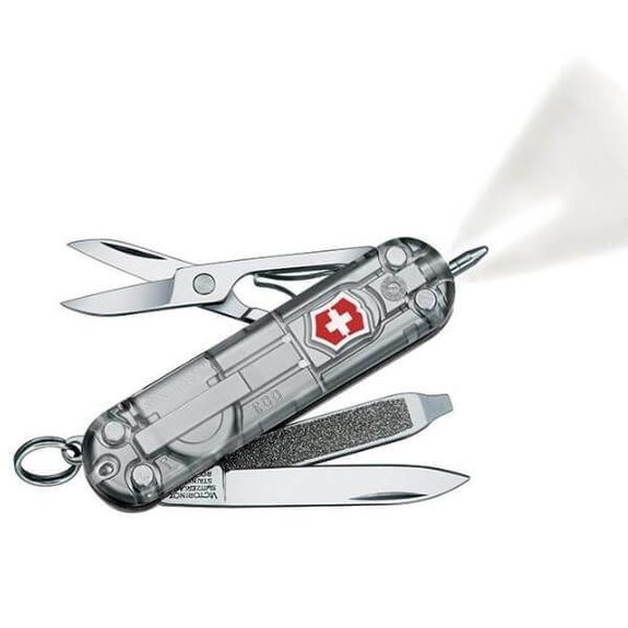 0.6226.T7 couteau suisse Victorinox Signature Lite Silvertech avec stylo bille